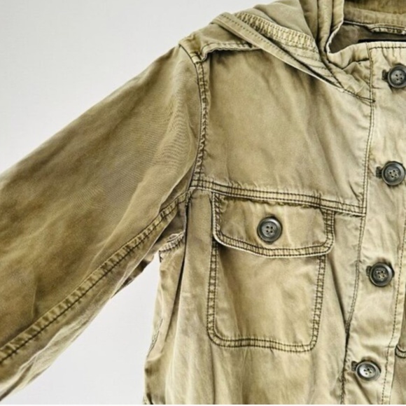Aritzia Talula military utility hooded jacket in small - Picture 6 of 9